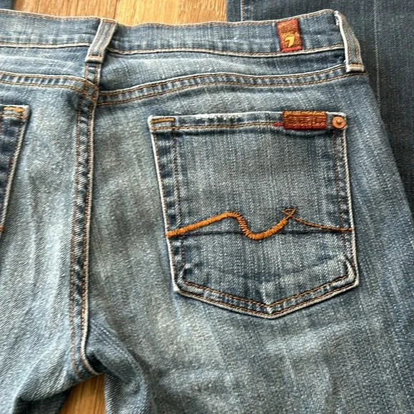 7 For All Mankind Bootcut Jeans, Size 28 - Picture 11 of 12